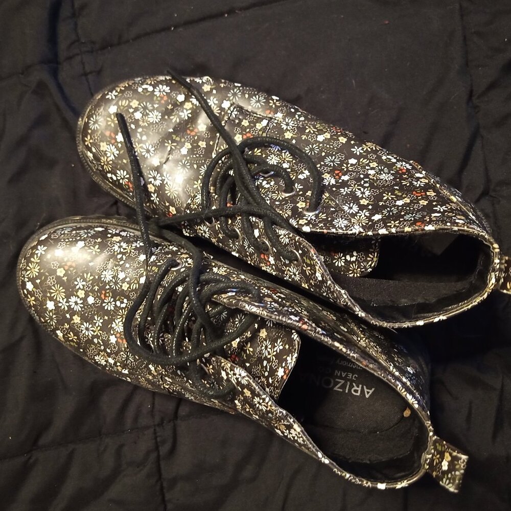 Arizona Flower Print Boots Women's 6.5 M